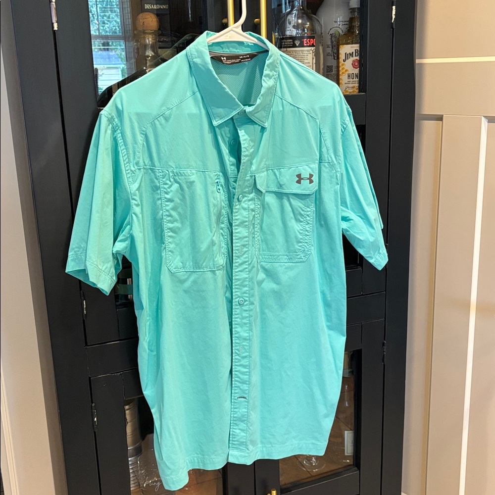 Under Armour HeatGear Jacket in Aqua